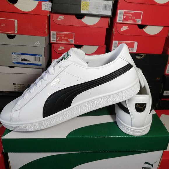 PUMA CLASSIC XXI WHITE/BLACK MEN'S US SIZE 12 BRAND NEW IN BOX - Picture 1 of 11